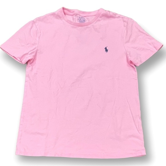 POLO Ralph Lauren Big Boys Small (8) Pink Short-Sleeve Essential Tee - Picture 1 of 4